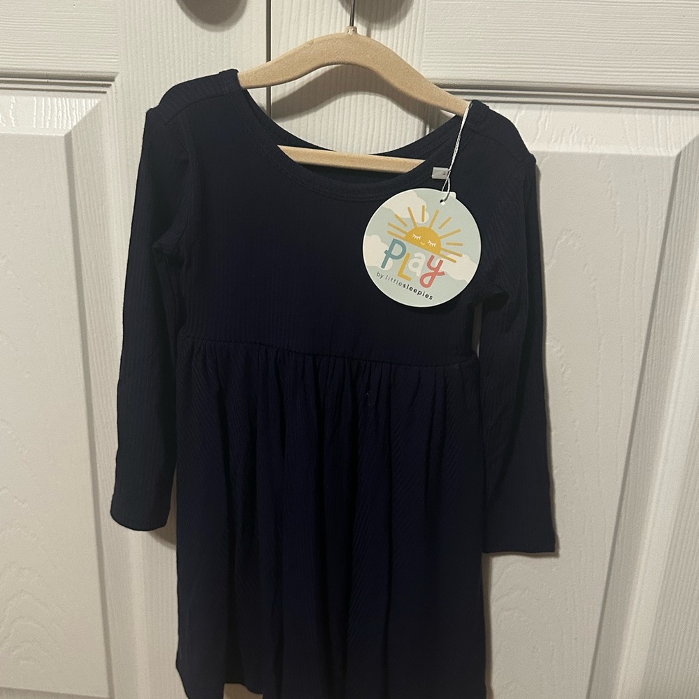 Little Sleepies classic navy twirl dress